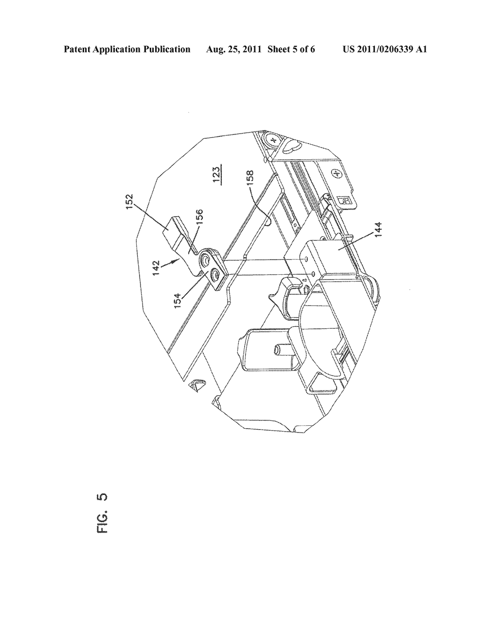 REAR LATCH ARRANGEMENT FOR SLIDING DRAWER - diagram, schematic, and image 06