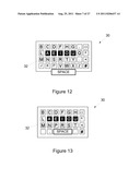 KEYBOARD FOR A HANDHELD COMPUTER DEVICE diagram and image