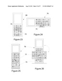 KEYBOARD FOR A HANDHELD COMPUTER DEVICE diagram and image