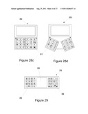 KEYBOARD FOR A HANDHELD COMPUTER DEVICE diagram and image