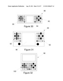 KEYBOARD FOR A HANDHELD COMPUTER DEVICE diagram and image