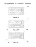 KEYBOARD FOR A HANDHELD COMPUTER DEVICE diagram and image