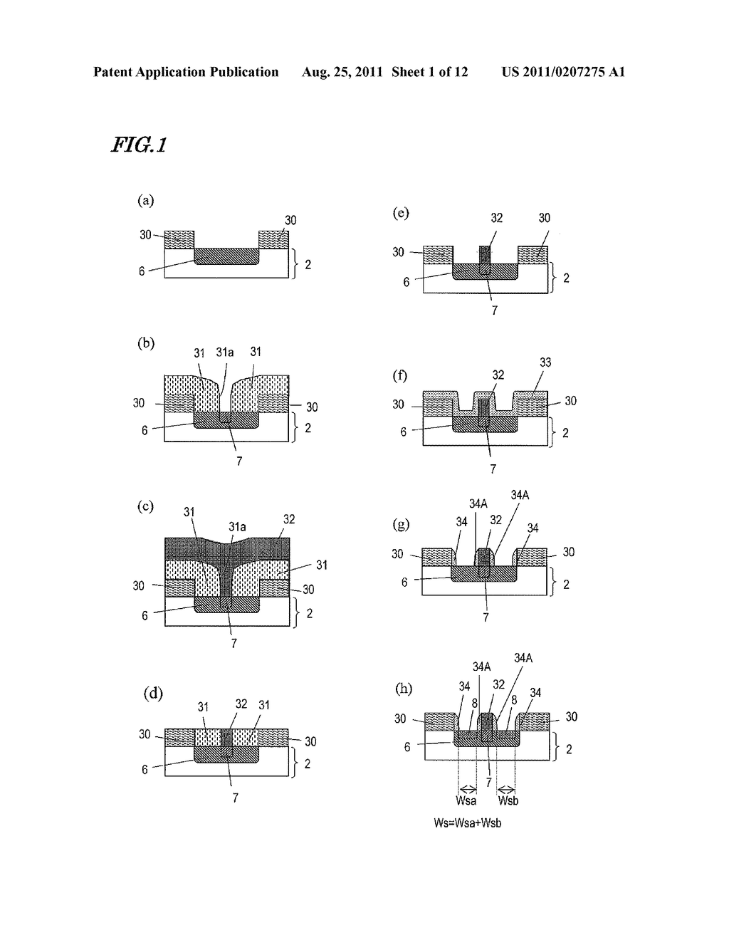 METHOD FOR PRODUCING SEMICONDUCTOR ELEMENT - diagram, schematic, and image 02