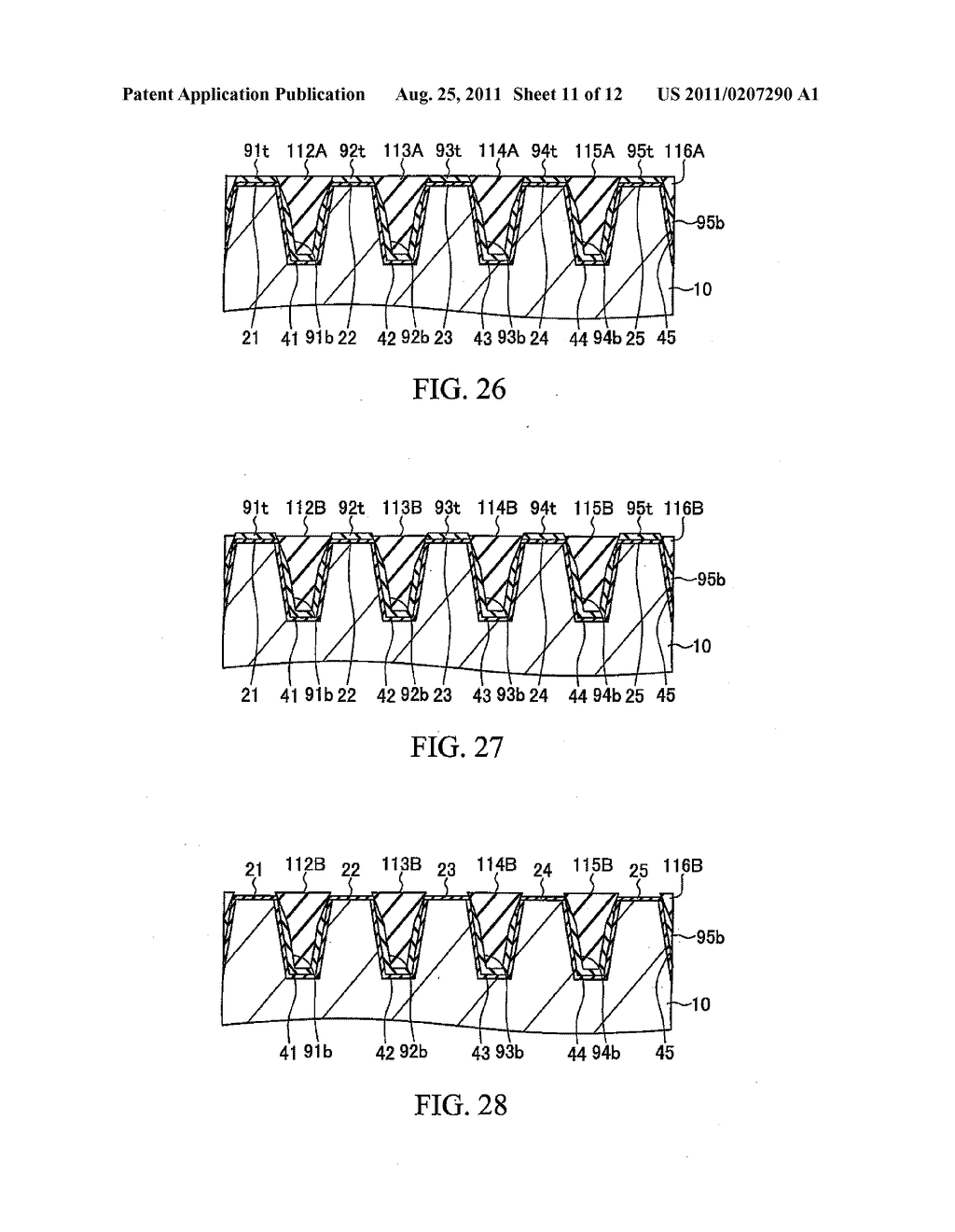 SEMICONDUCTOR DEVICE FABRICATION METHOD - diagram, schematic, and image 12