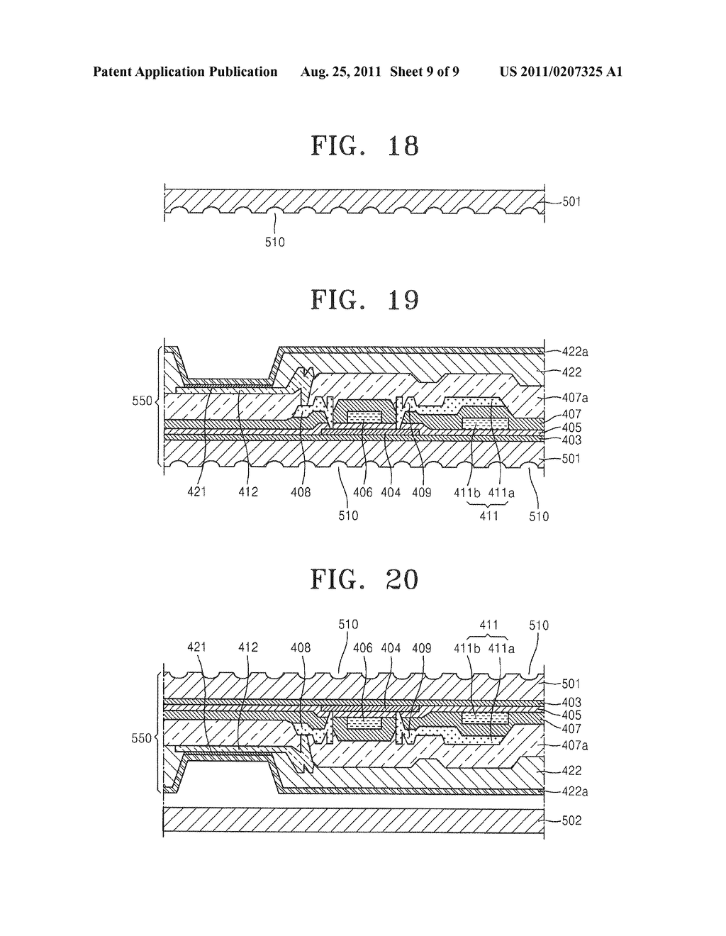 METHOD OF MANUFACTURING SUBSTRATE AND ORGANIC EMITTING DISPLAY DEVICE     HAVING THE SUBSTRATE - diagram, schematic, and image 10