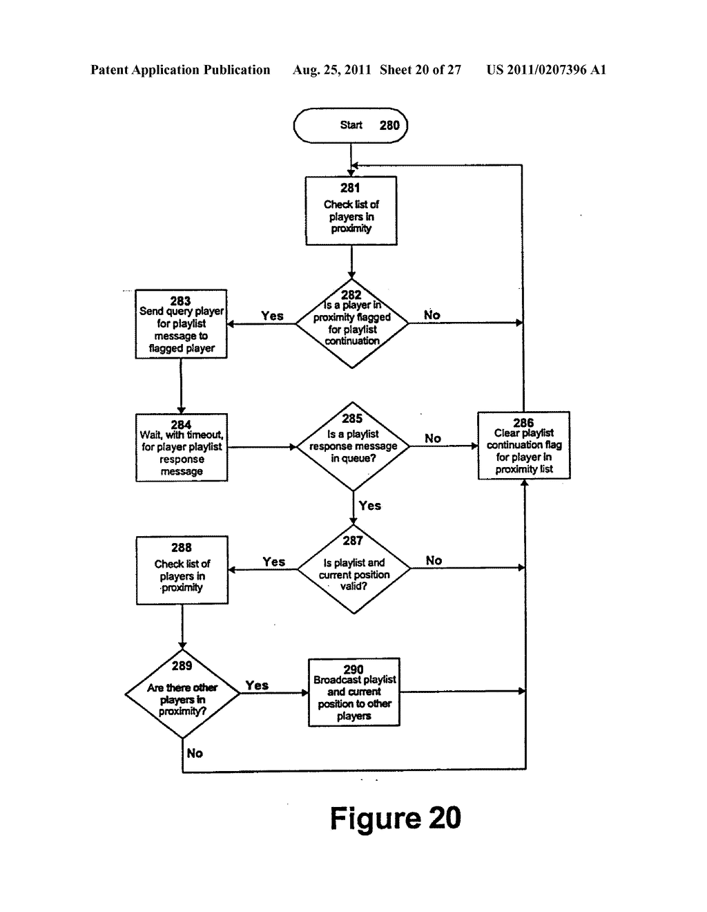 PROXIMITY SYNCHRONIZATION OF AUDIO CONTENT AMONG MULTIPLE PLAYBACK AND     STORAGE DEVICES - diagram, schematic, and image 21