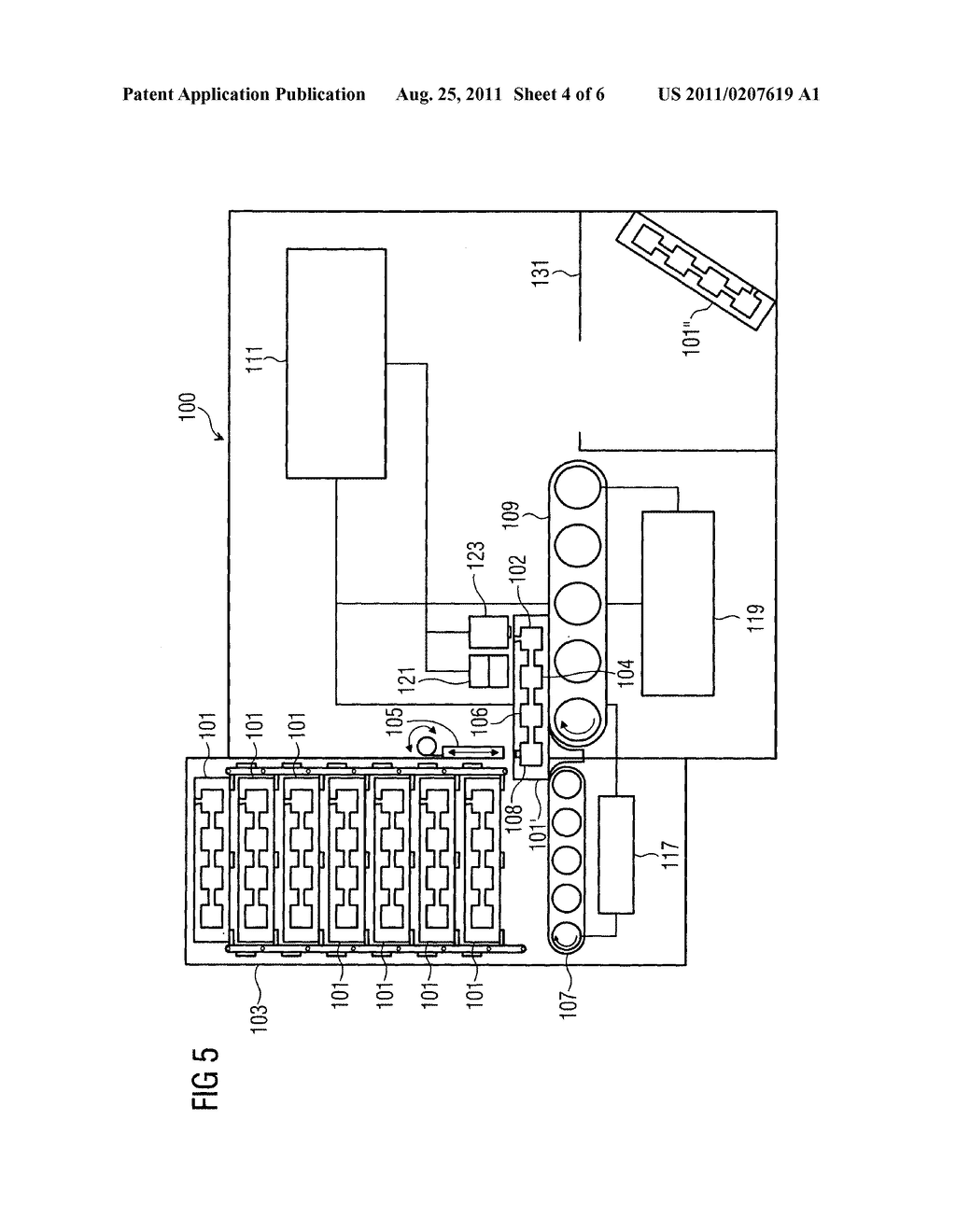 ARRANGEMENT FOR PROCESSING A PLURALITY OF SAMPLES FOR ANALYSIS - diagram, schematic, and image 05