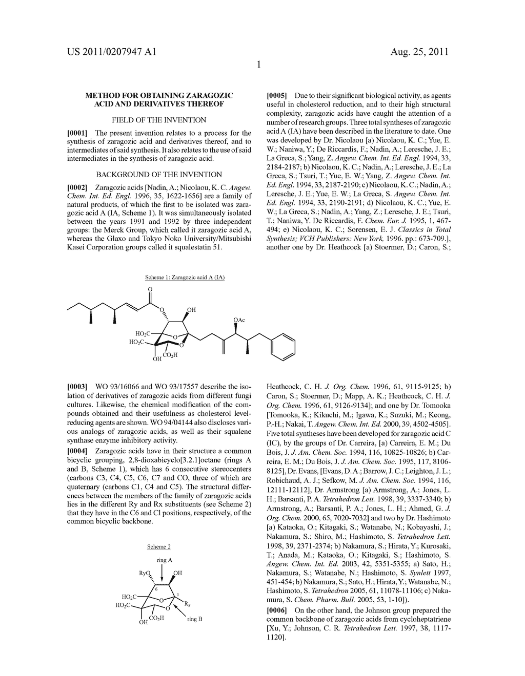 METHOD FOR OBTAINING ZARAGOZIC ACID AND DERIVATIVES THEREOF - diagram, schematic, and image 02