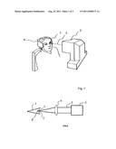 METHOD AND DEVICE FOR FORMING CUT SURFACES IN A TRANSPARENT MATERIAL diagram and image