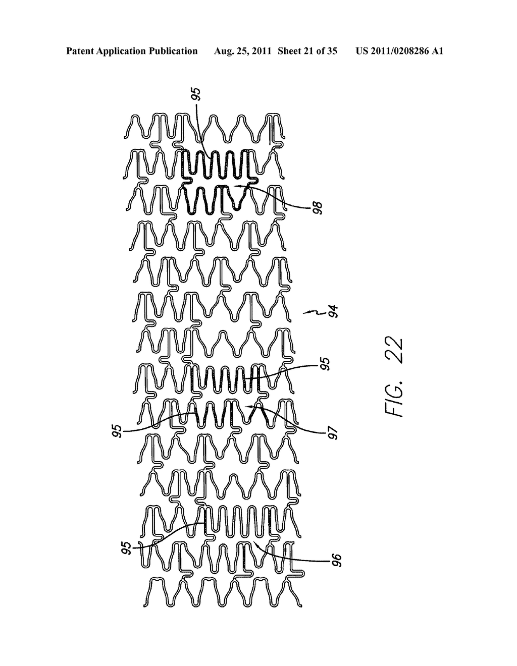 CATHETER ASSEMBLY AND METHOD FOR TREATING BIFURCATIONS - diagram, schematic, and image 22