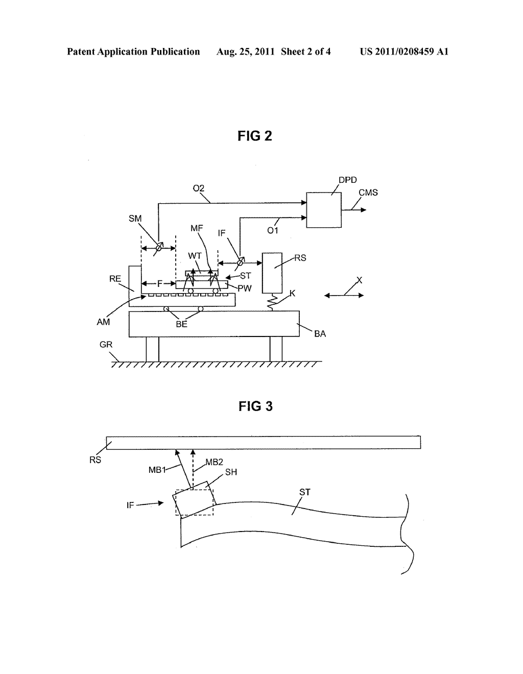 LITHOGRAPHIC APPARATUS AND METHOD FOR CORRECTING A POSITION OF A STAGE OF     A LITHOGRAPHIC APPARATUS - diagram, schematic, and image 03