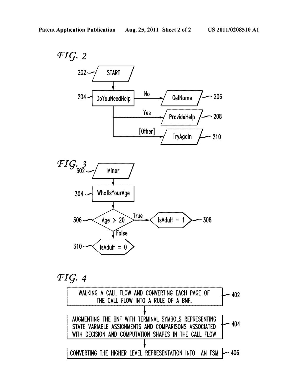 System and Method for Converting Graphical Call Flows Into Finite State     Machines - diagram, schematic, and image 03