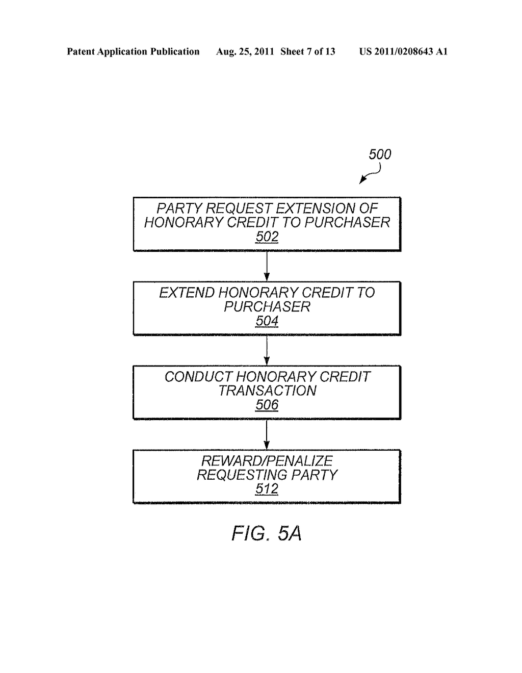 HONORARY CREDIT SYSTEM AND METHOD - diagram, schematic, and image 08