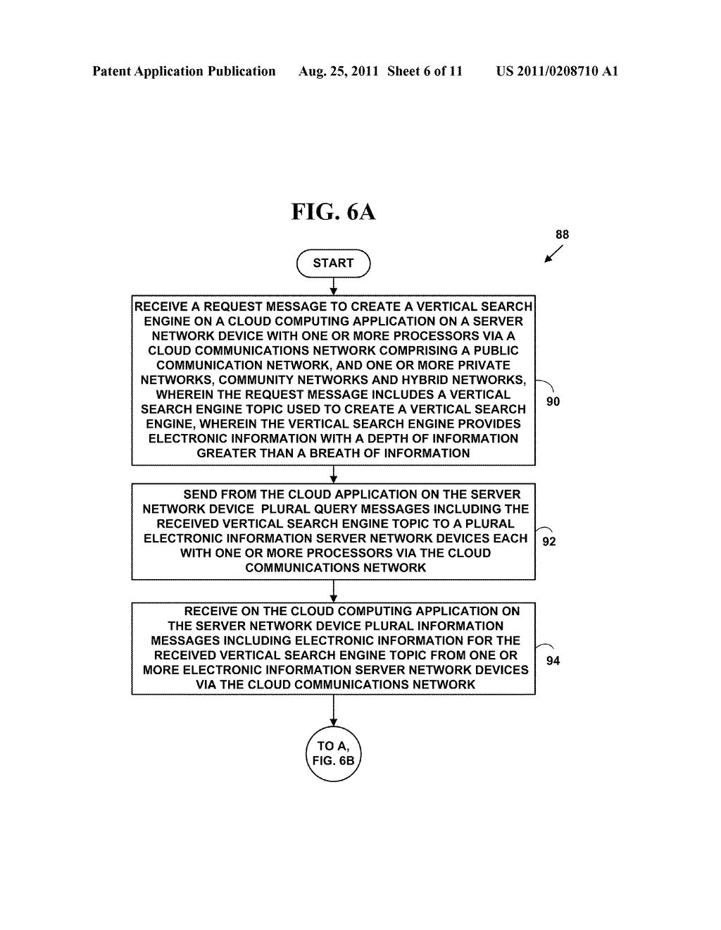 METHOD AND SYSTEM FOR CREATING VERTICAL SEARCH ENGINES WITH CLOUD     COMPUTING NETWORKS - diagram, schematic, and image 07