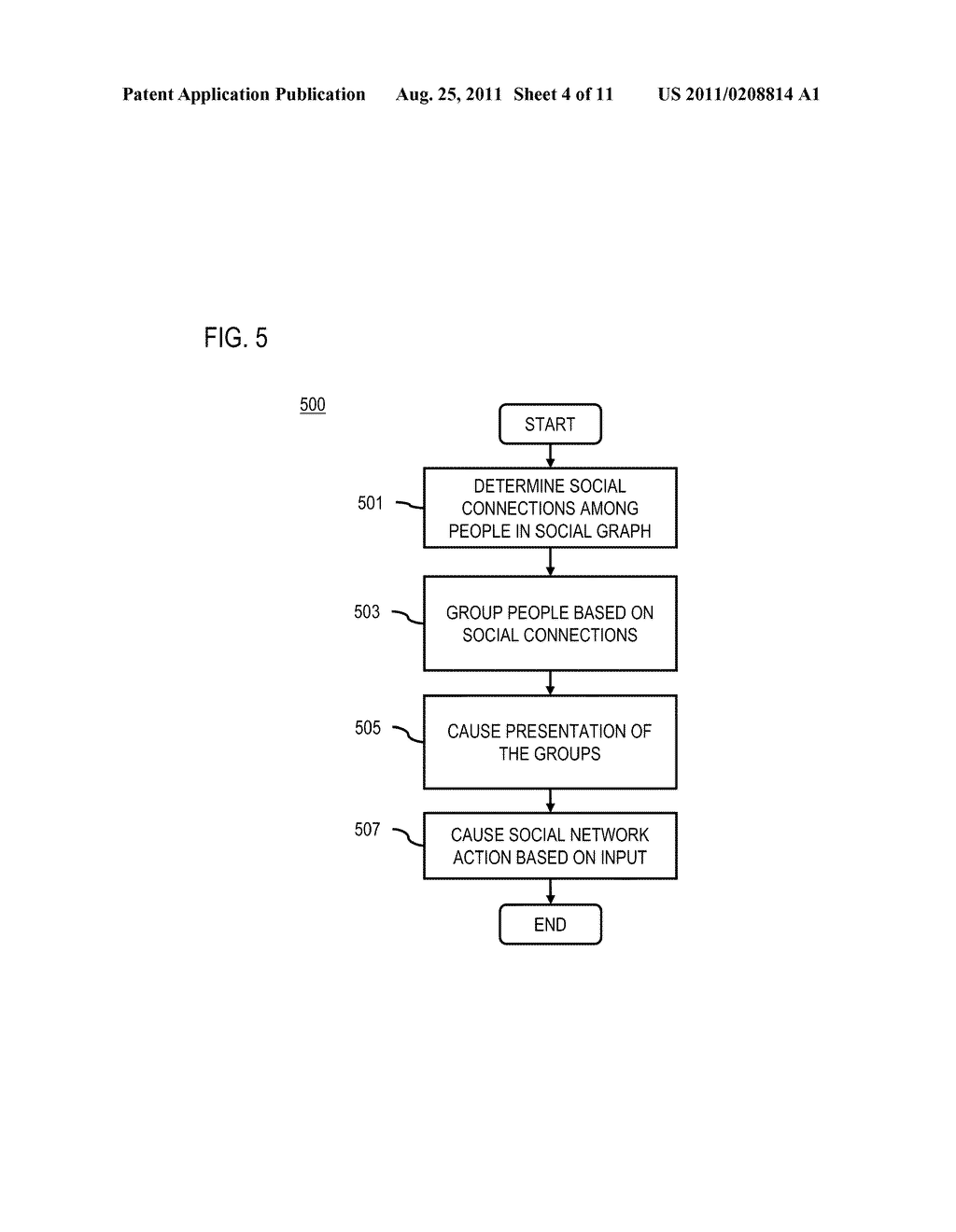 METHOD AND APPARATUS FOR GENERATING A RELEVANT SOCIAL GRAPH - diagram, schematic, and image 05