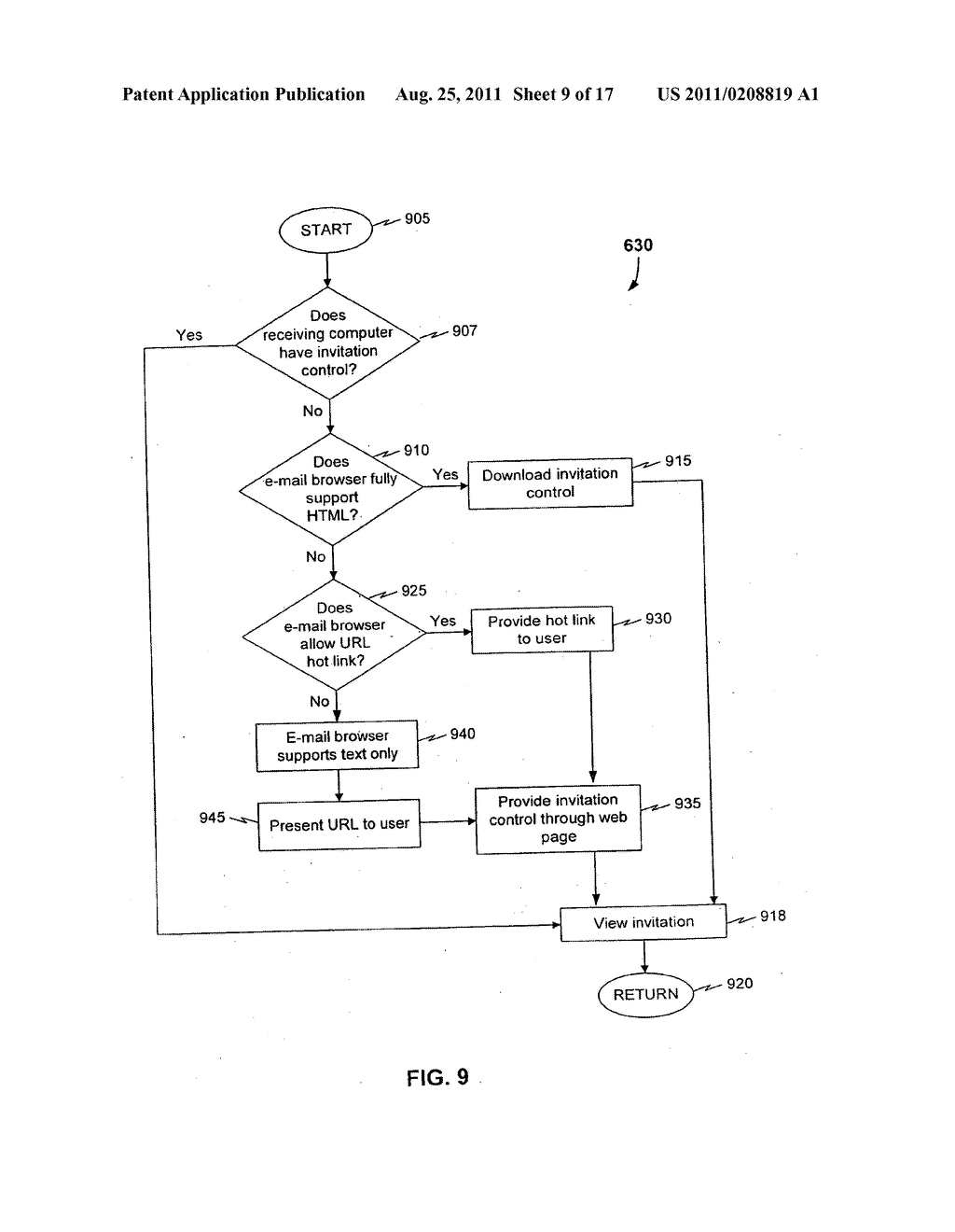 Method And Computer Program Product For Establishing Real-Time     Communications Between Networked Computers - diagram, schematic, and image 10