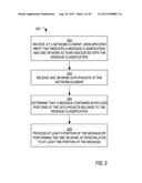 Performing Message Payload Processing Functions In A Network Element On     Behalf Of An Application diagram and image