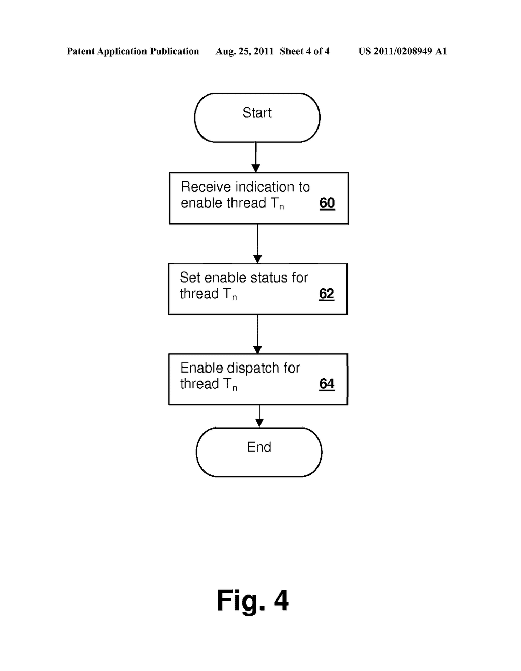 HARDWARE THREAD DISABLE WITH STATUS INDICATING SAFE SHARED RESOURCE     CONDITION - diagram, schematic, and image 05