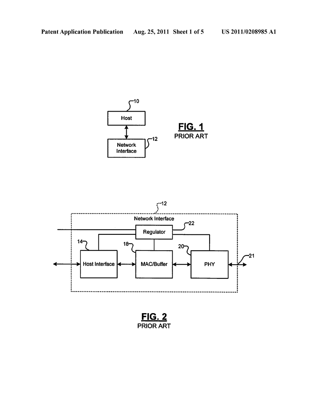 Low Power Mode for a Network Interface - diagram, schematic, and image 02