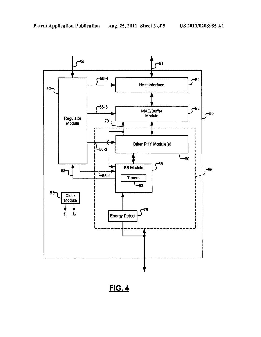 Low Power Mode for a Network Interface - diagram, schematic, and image 04