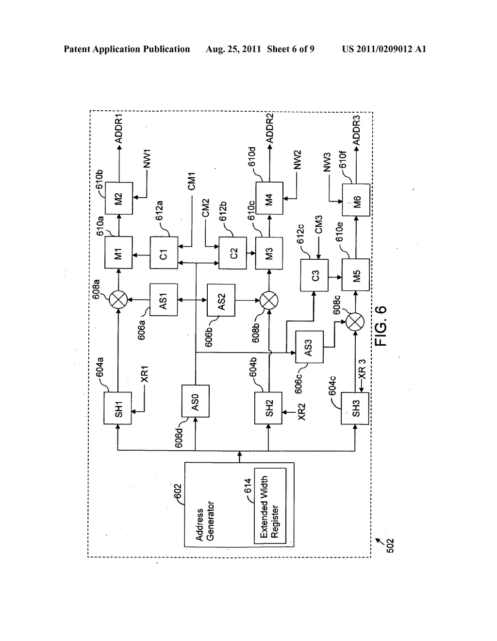 Method and apparatus for optimizing address generation for simultaneously     running proximity-based BIST algorithms - diagram, schematic, and image 07