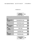 OPTIMIZING WEB CONTENT DISPLAY ON AN ELECTRONIC MOBILE READER diagram and image