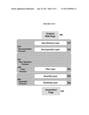 OPTIMIZING WEB CONTENT DISPLAY ON AN ELECTRONIC MOBILE READER diagram and image