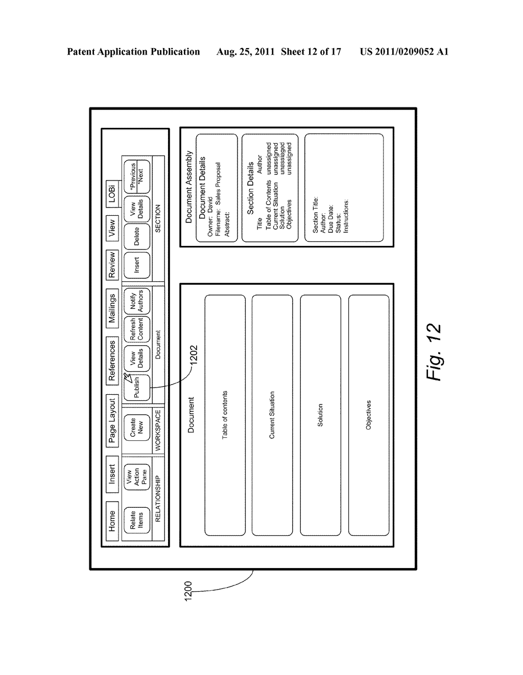 INTEGRATED COLLABORATIVE USER INTERFACE FOR A DOCUMENT EDITOR PROGRAM - diagram, schematic, and image 13