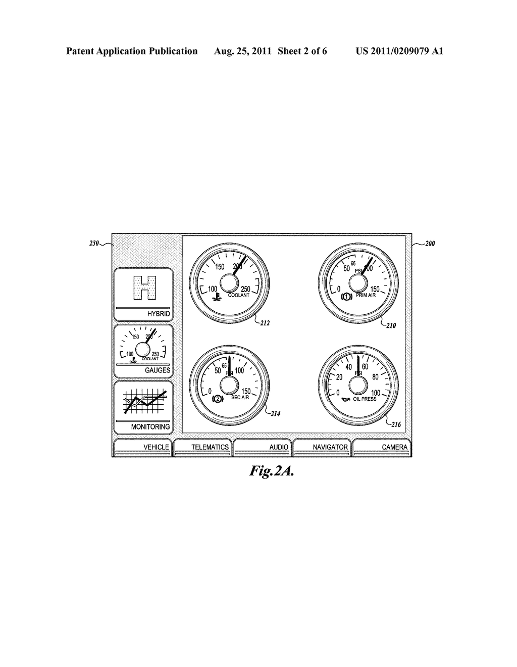 GRAPHICAL DISPLAY WITH HIERARCHICAL GAUGE PLACEMENT - diagram, schematic, and image 03