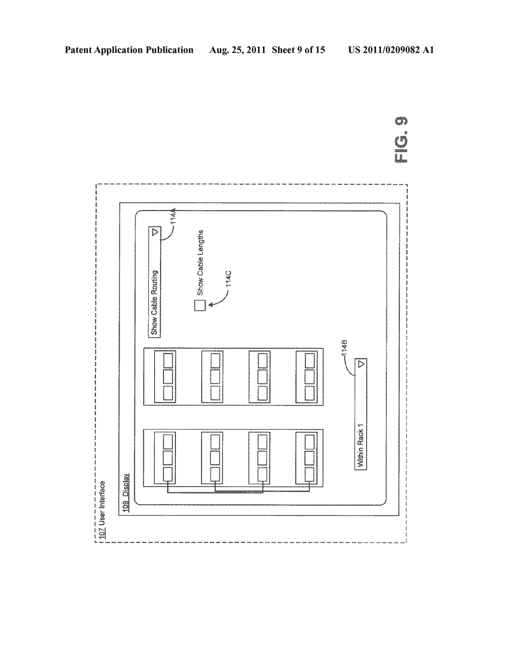 MULTI-VIEW USER INTERFACE FOR SERVER CABLING DISPLAY - diagram, schematic, and image 10