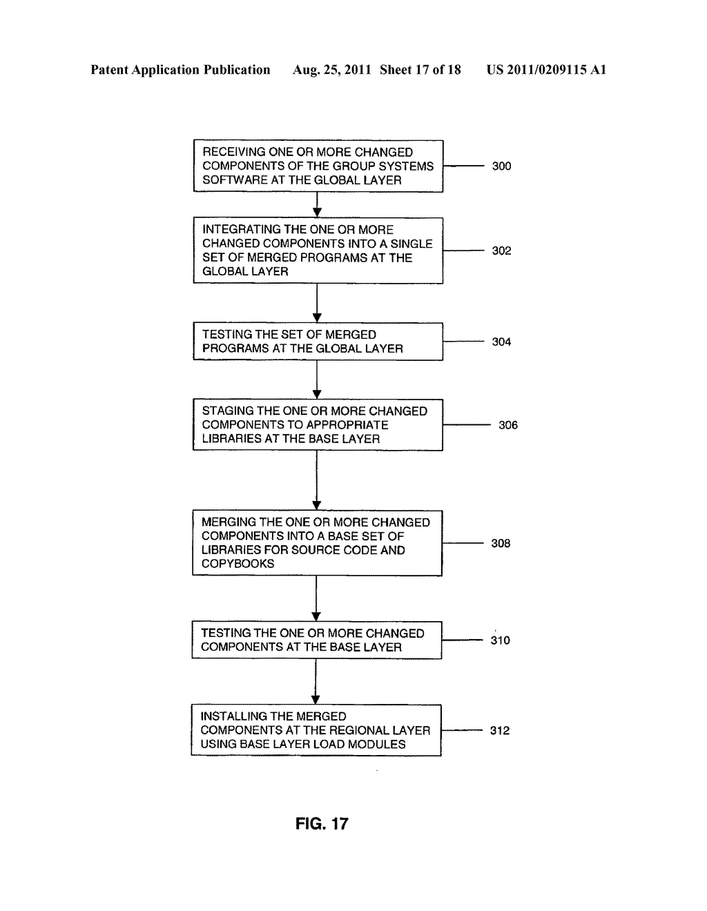 COMPUTER SOFTWARE IMPLEMENTED FRAMEWORK FOR CONFIGURATION AND RELEASE     MANAGEMENT OF GROUP SYSTEMS SOFTWARE, AND METHOD FOR SAME - diagram, schematic, and image 18