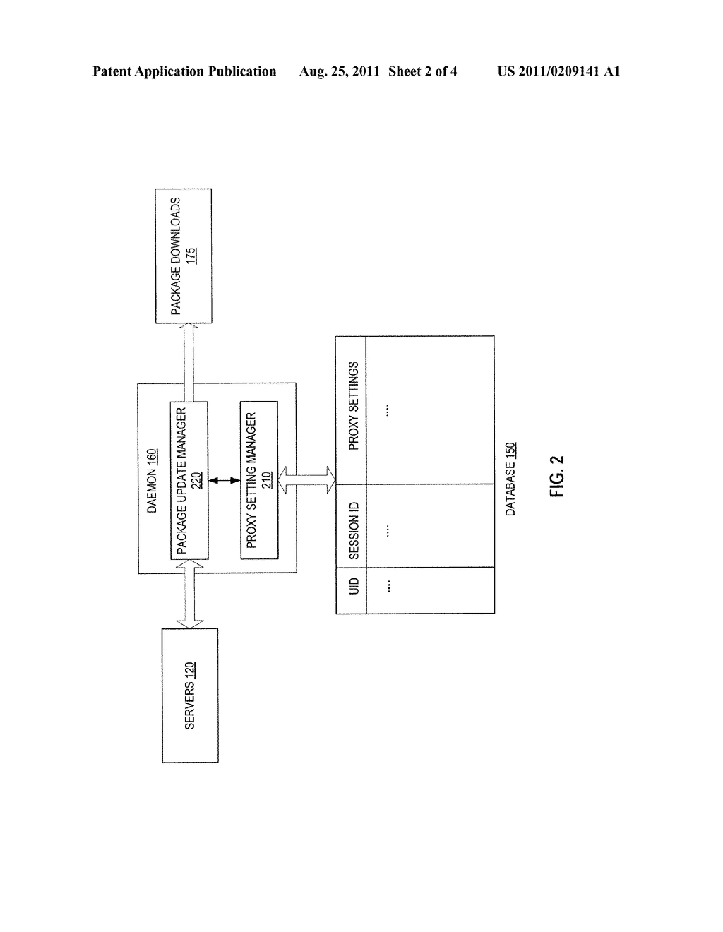 MANAGING A USER PROXY CONFIGURATION IN A DAEMON THAT FREQUENTLY LOADS AND     UNLOADS AND IS USED BY MULTIPLE USERS SIMULTANEOUSLY - diagram, schematic, and image 03