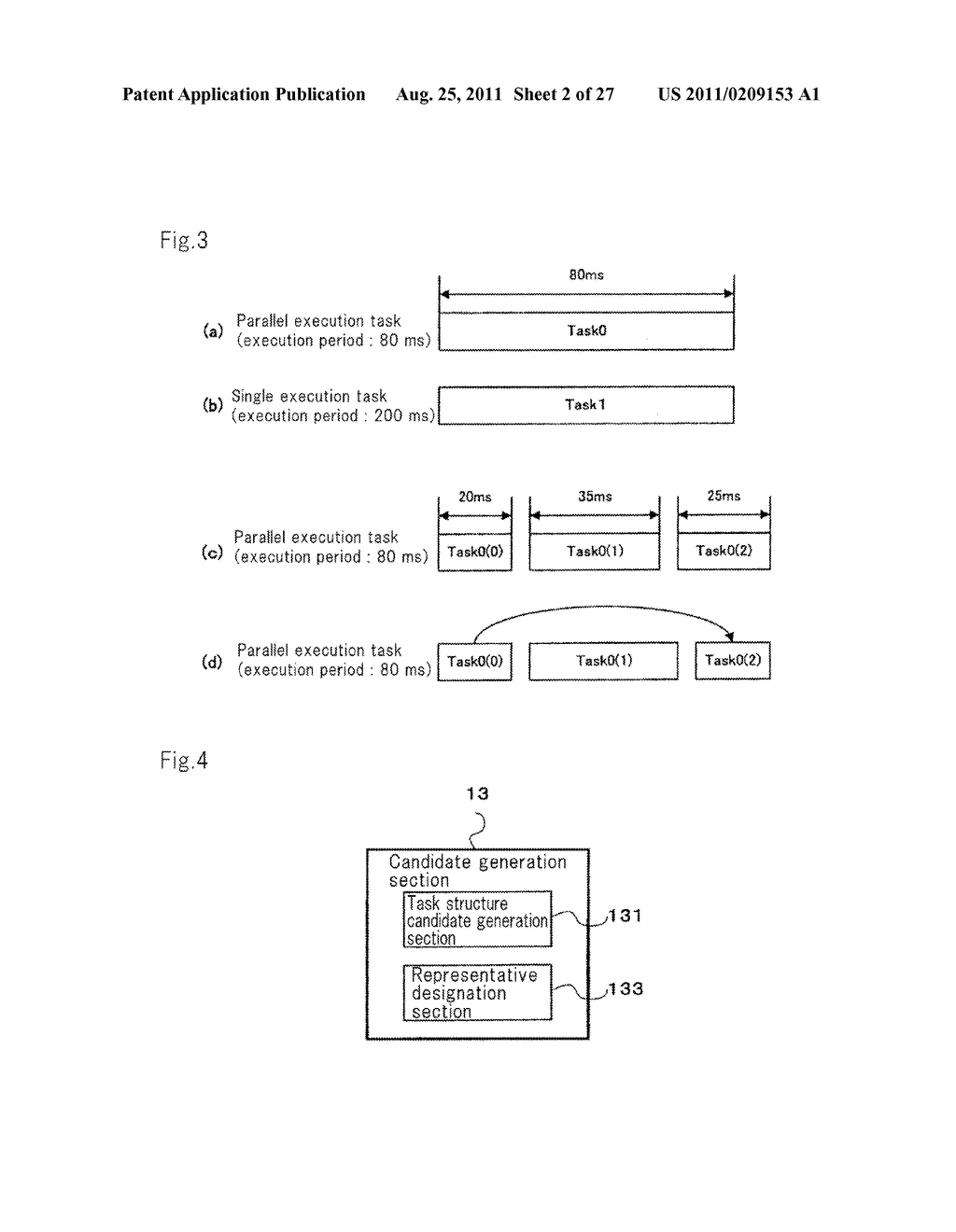 SCHEDULE DECISION DEVICE, PARALLEL EXECUTION DEVICE, SCHEDULE DECISION     METHOD, AND PROGRAM - diagram, schematic, and image 03