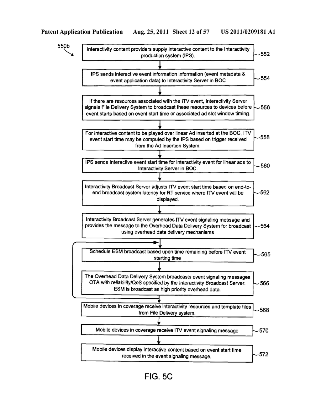 NOTIFICATION OF INTERACTIVITY EVENT ASSET DELIVERY SOURCES IN A MOBILE     BROADCAST COMMUNICATION SYSTEM - diagram, schematic, and image 13