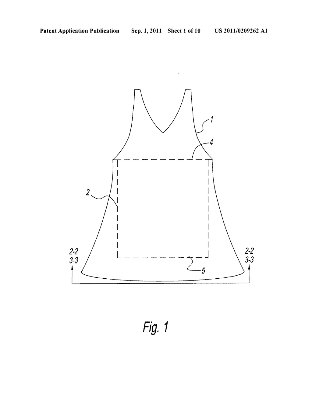 GARMENT WITH SLIP-RESISTANT LINER - diagram, schematic, and image 02
