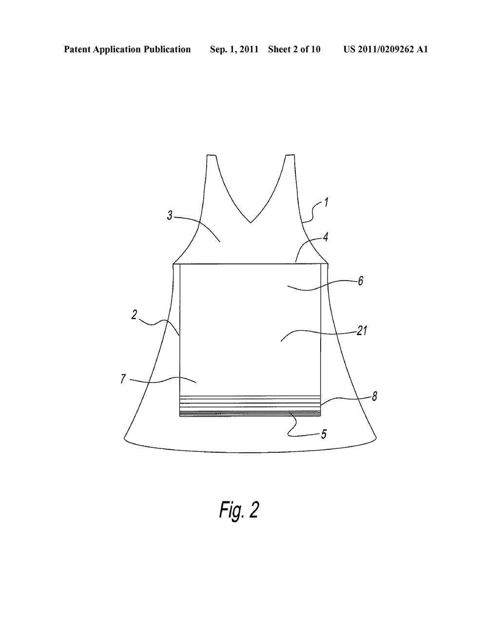 GARMENT WITH SLIP-RESISTANT LINER - diagram, schematic, and image 03