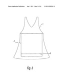 GARMENT WITH SLIP-RESISTANT LINER diagram and image