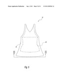 GARMENT WITH SLIP-RESISTANT LINER diagram and image