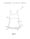 GARMENT WITH SLIP-RESISTANT LINER diagram and image