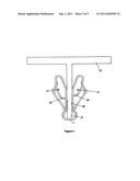 CLIP FOR HOLDING TWO PARTS TOGETHER diagram and image