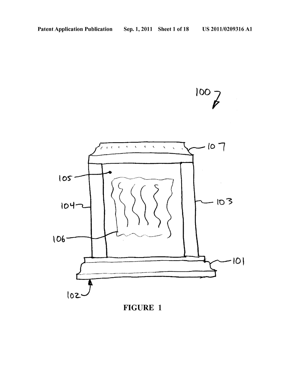 Urn With Front And Rear Interchangeable Decorative Panels - diagram, schematic, and image 02