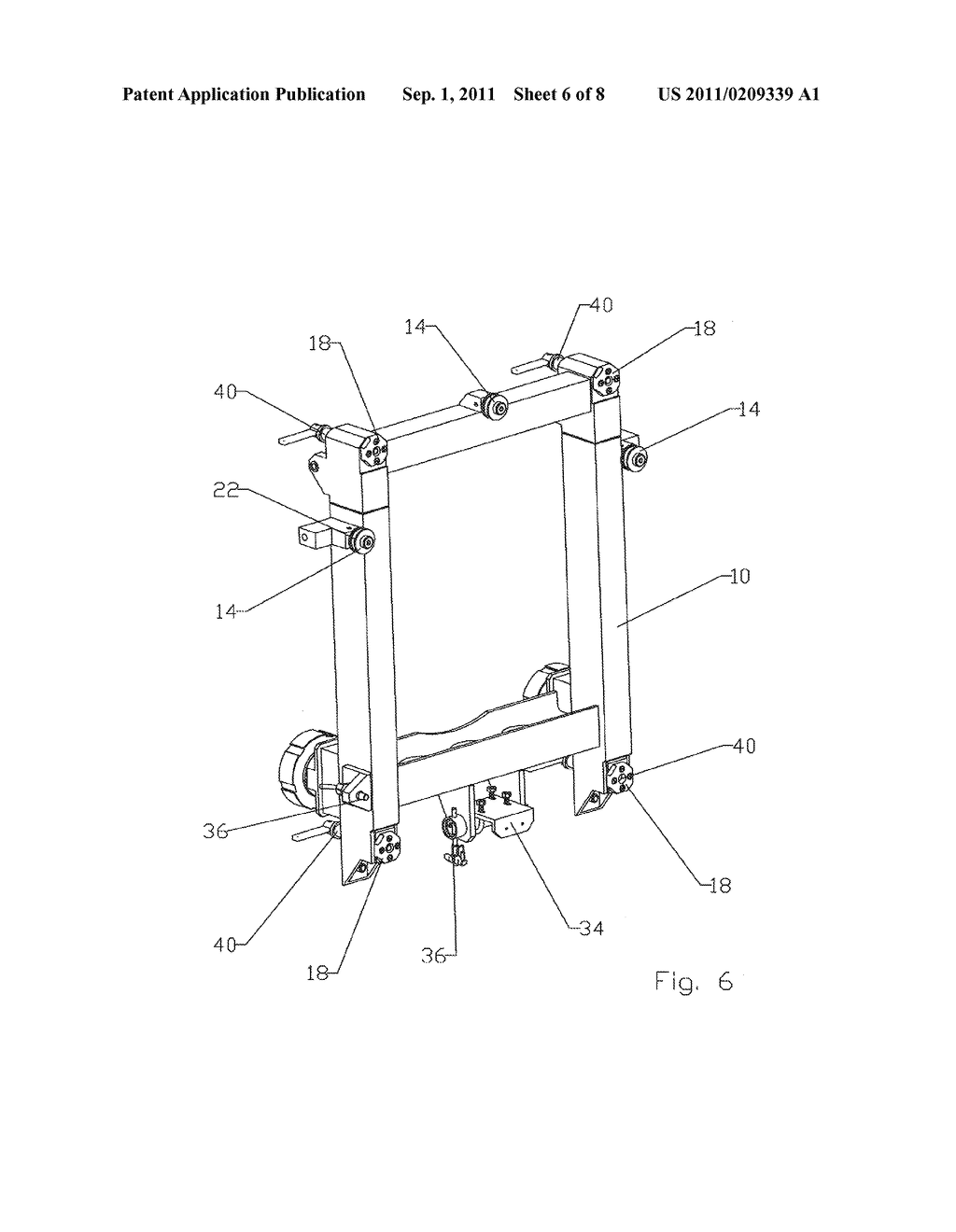 METHOD FOR ASSEMBLY OF A SEGMENTED REFLECTOR ANTENNA - diagram, schematic, and image 07
