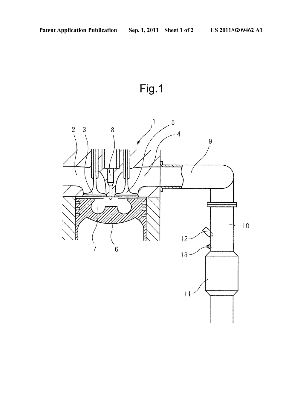 EXHAUST PURIFICATION SYSTEM OF INTERNAL COMBUSTION ENGINE - diagram, schematic, and image 02