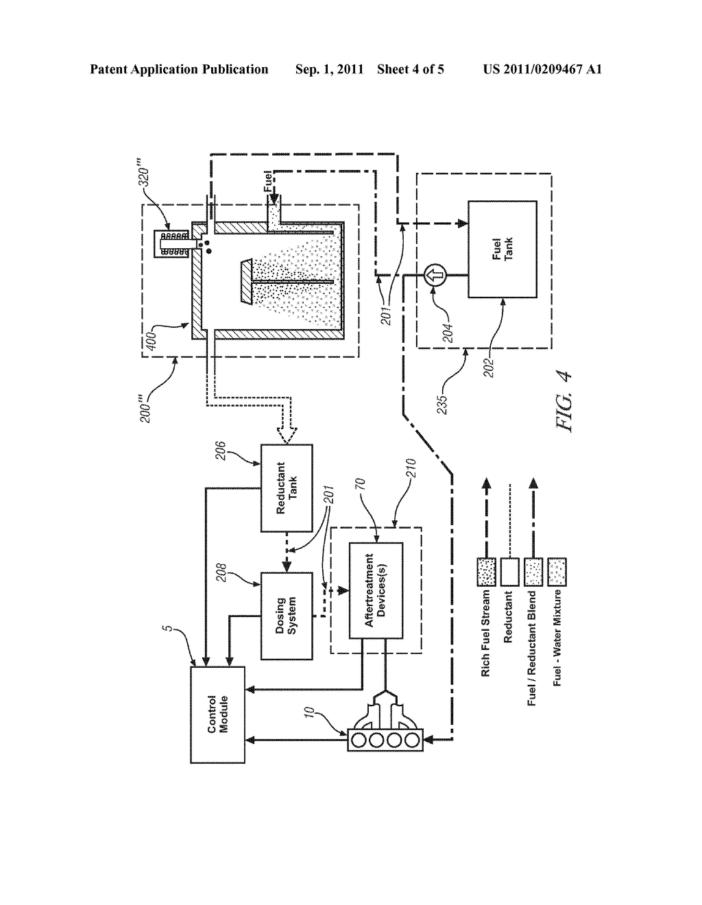 METHOD FOR SUPPLYING REDUCTANT TO AN AFTERTREATMENT SYSTEM - diagram, schematic, and image 05