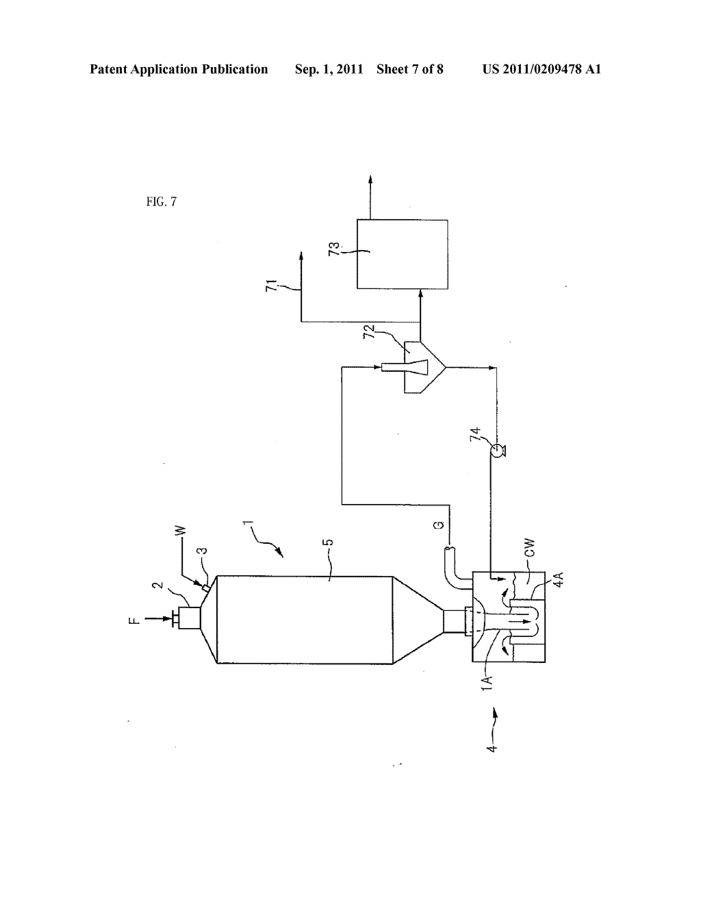 METHOD OF POWER GENERATION BY WASTE COMBUSTION AND WASTE COMBUSTION SYSTEM - diagram, schematic, and image 08