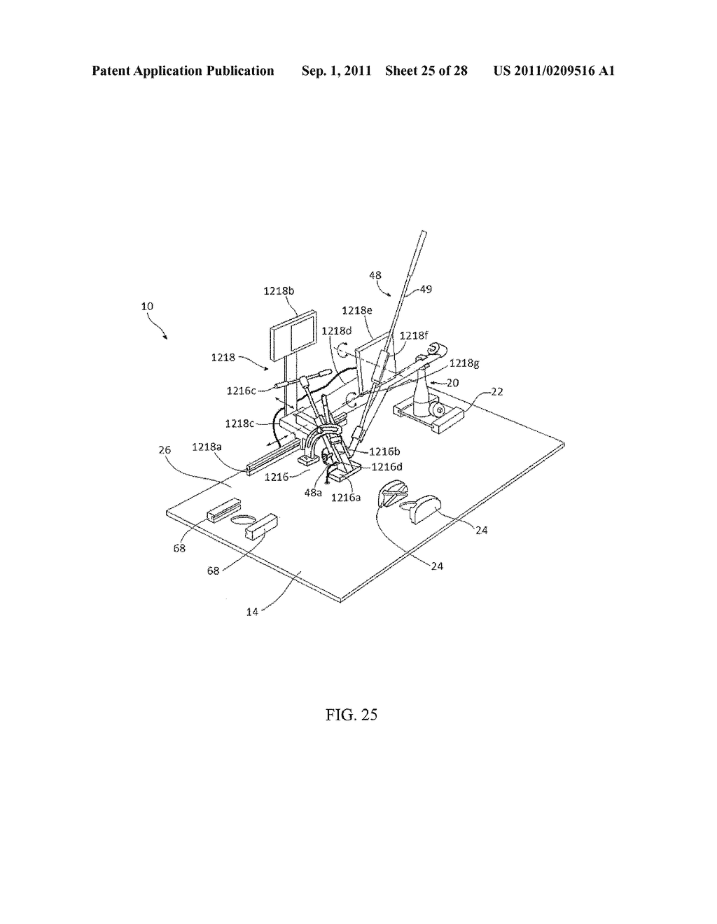 APPARATUS FOR ADJUSTING THE LIE AND LOFT OF A GOLF CLUB HEAD - diagram, schematic, and image 26