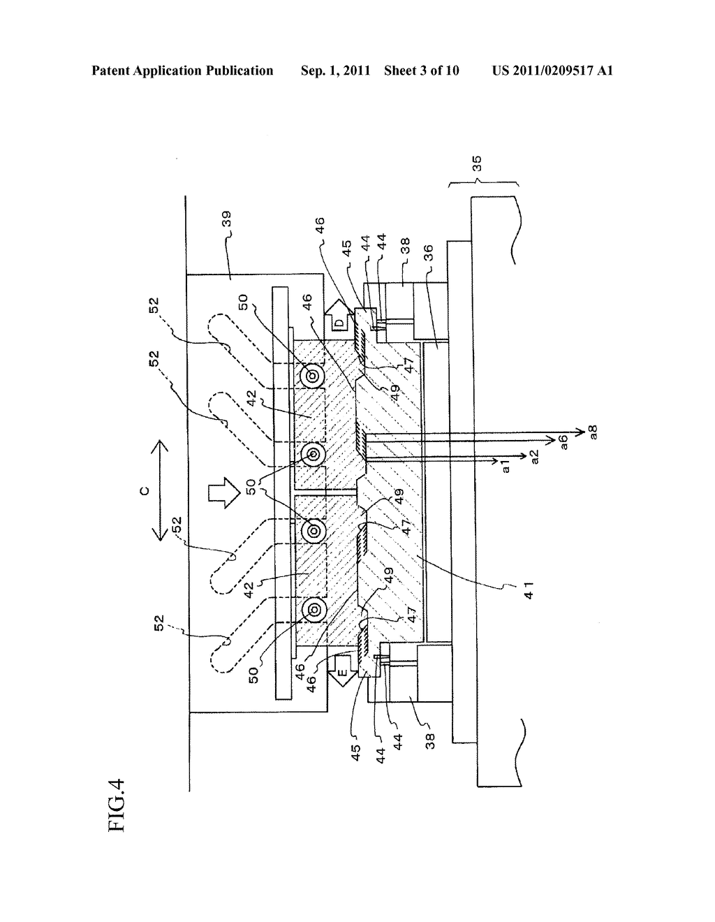 PRODUCTION EQUIPMENT FOR PRODUCING CORRUGATED FIN - diagram, schematic, and image 04