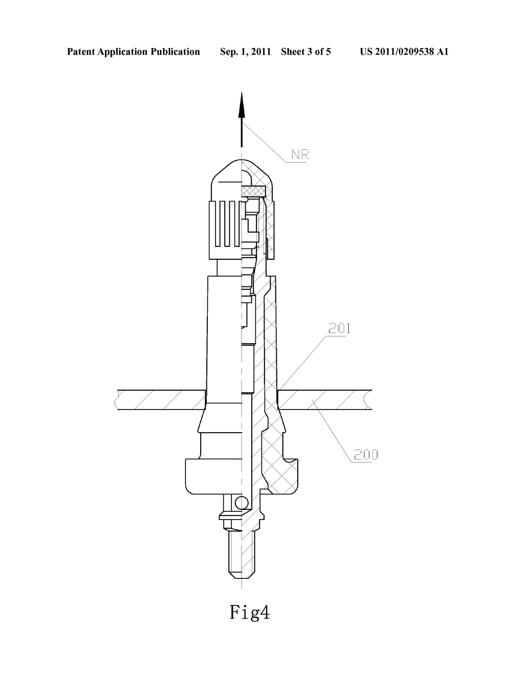 TIRE VALVE WITH ELECTRONIC BOX OF TIRE PRESSURE MONITORING SYSTEM FOR     AUTOMOBILE - diagram, schematic, and image 04