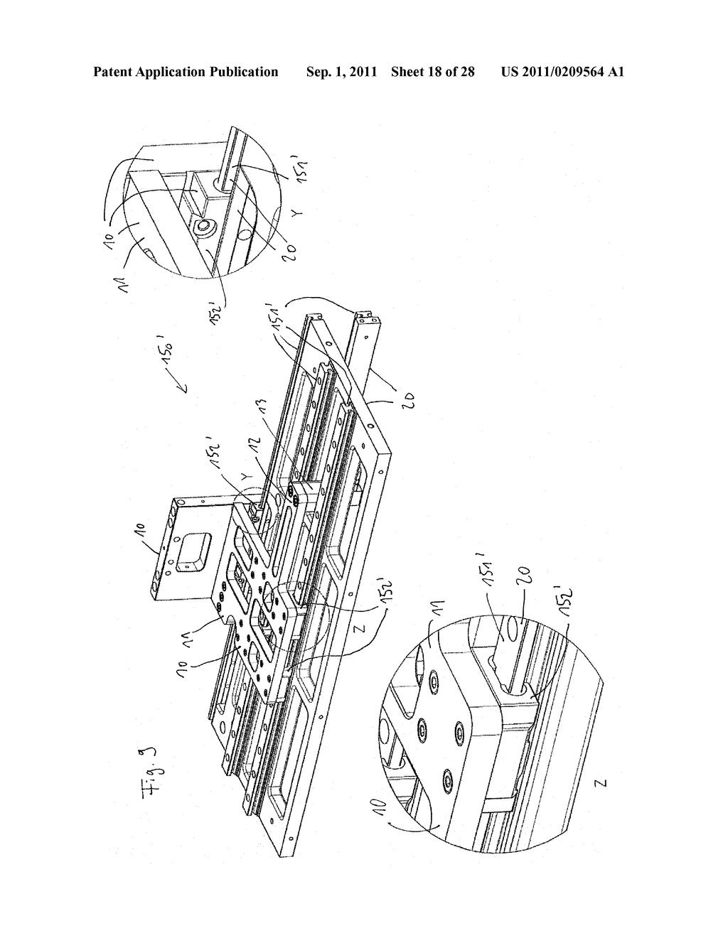 Positioning Device for a Sample Distribution Apparatus, Sample     Distribution Apparatus with Positioning Device and Method for Positioning - diagram, schematic, and image 19