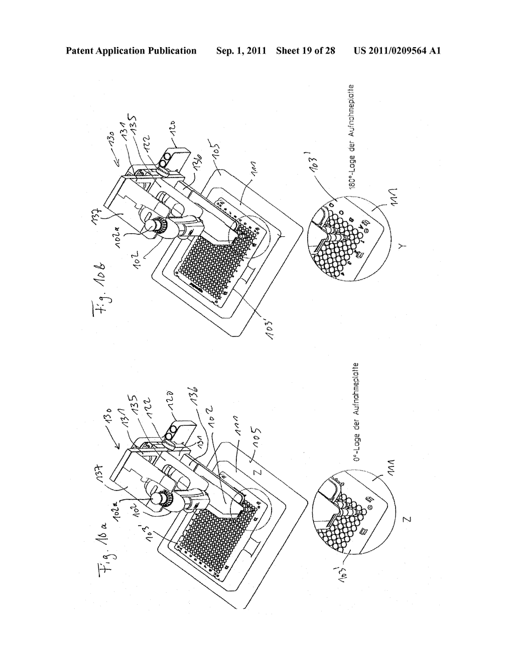 Positioning Device for a Sample Distribution Apparatus, Sample     Distribution Apparatus with Positioning Device and Method for Positioning - diagram, schematic, and image 20